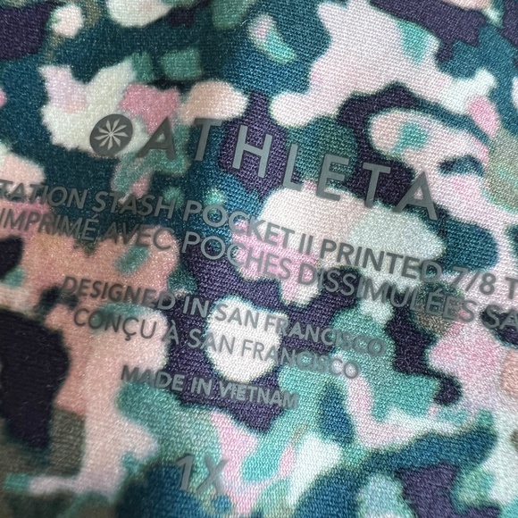 Athlete Salutation Stash II 7/8 Tight, Sequoia Multi, 1x - Picture 4 of 5